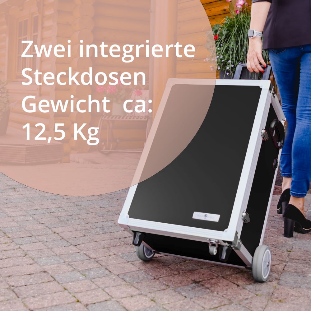 PodoMobile Maxi - Der ultimative Begleiter für mobile Fußpflege (Schwarz)