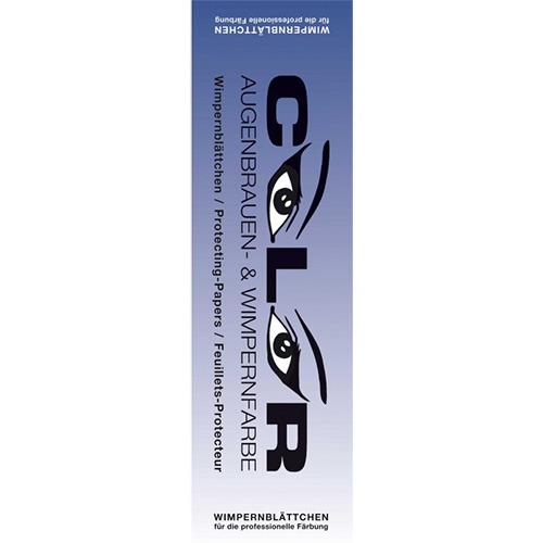Color Wimpernblättchen - 96 Stück - für Wimpern- und Augenbrauenfarbe